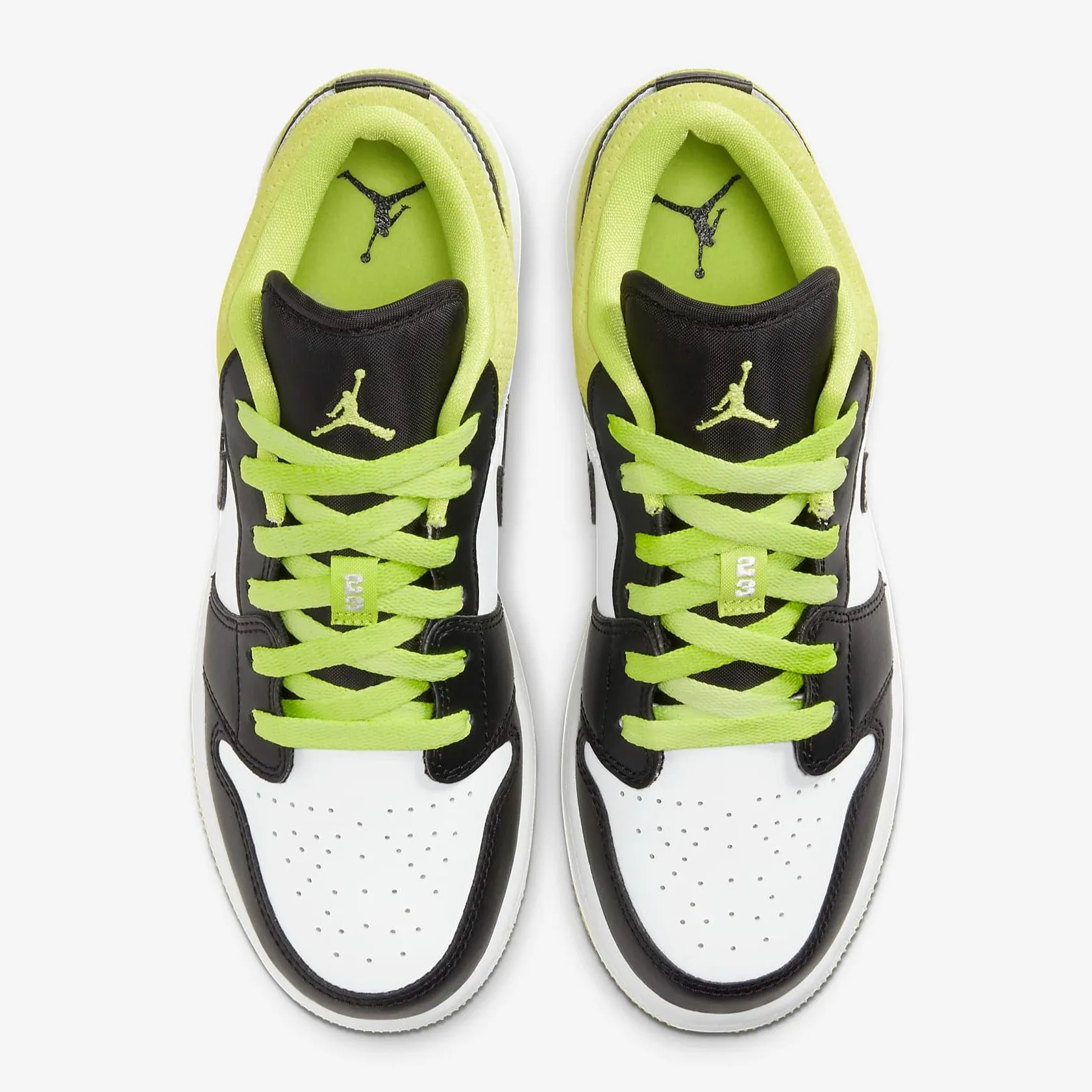 GS Air Jordan 1 Low SE "Cyber Green" (Cyber Green/Black/White)(CT1564-003)