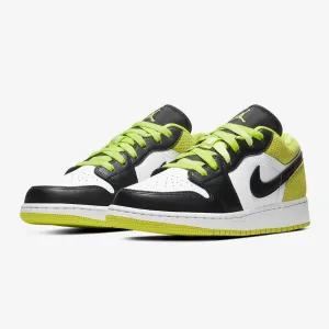 GS Air Jordan 1 Low SE "Cyber Green" (Cyber Green/Black/White)(CT1564-003)