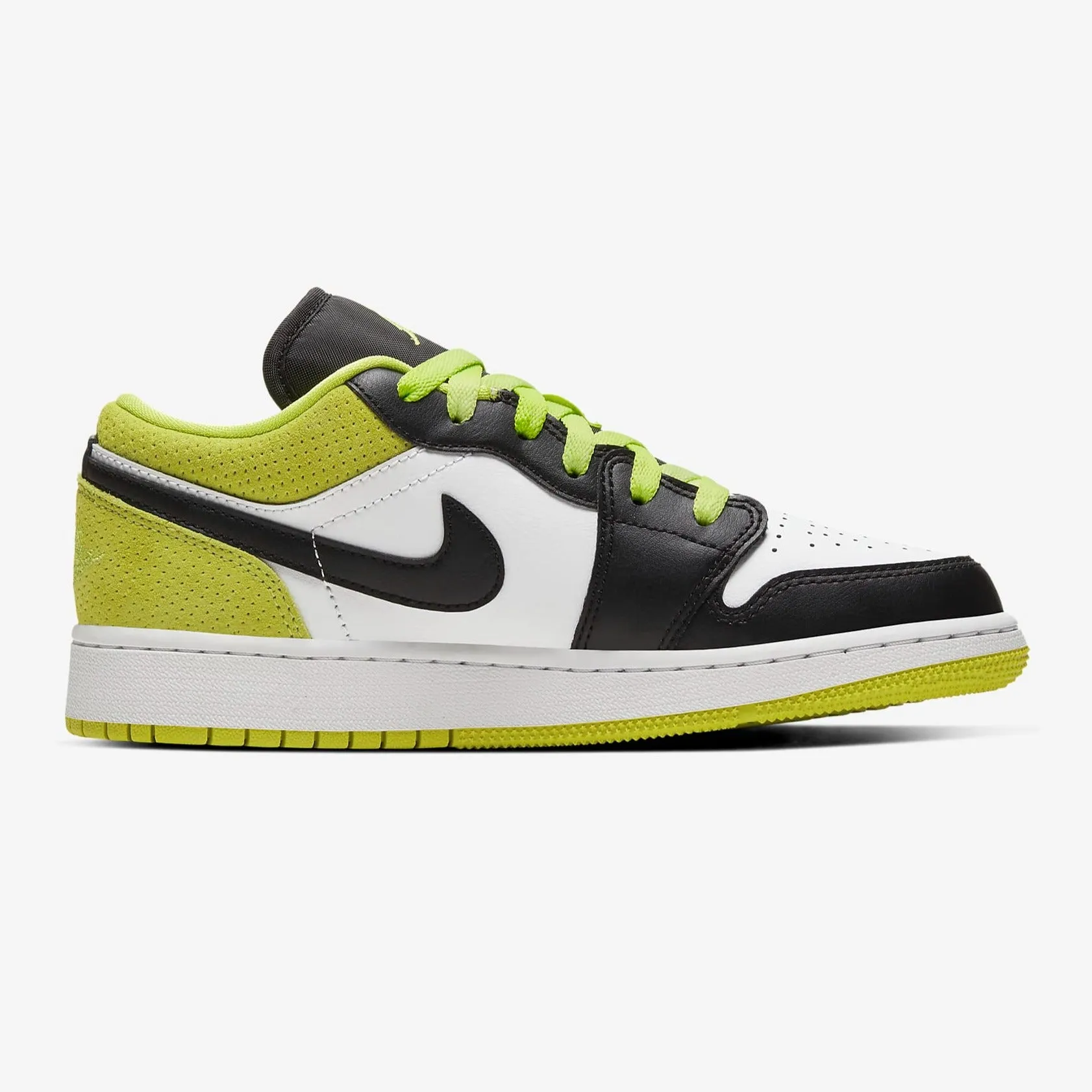 GS Air Jordan 1 Low SE "Cyber Green" (Cyber Green/Black/White)(CT1564-003)