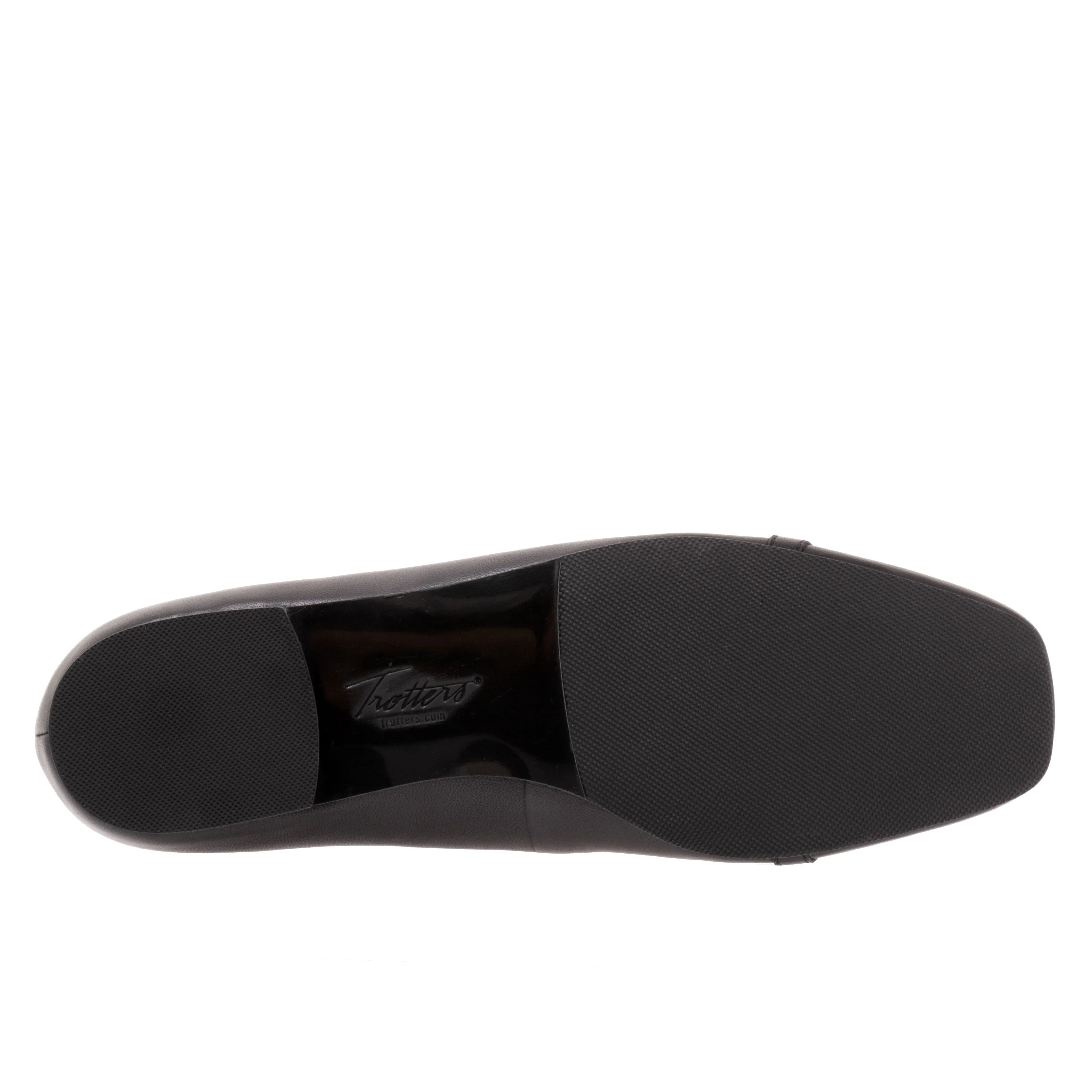 Harmony Black Low Heel Slip-on Shoes