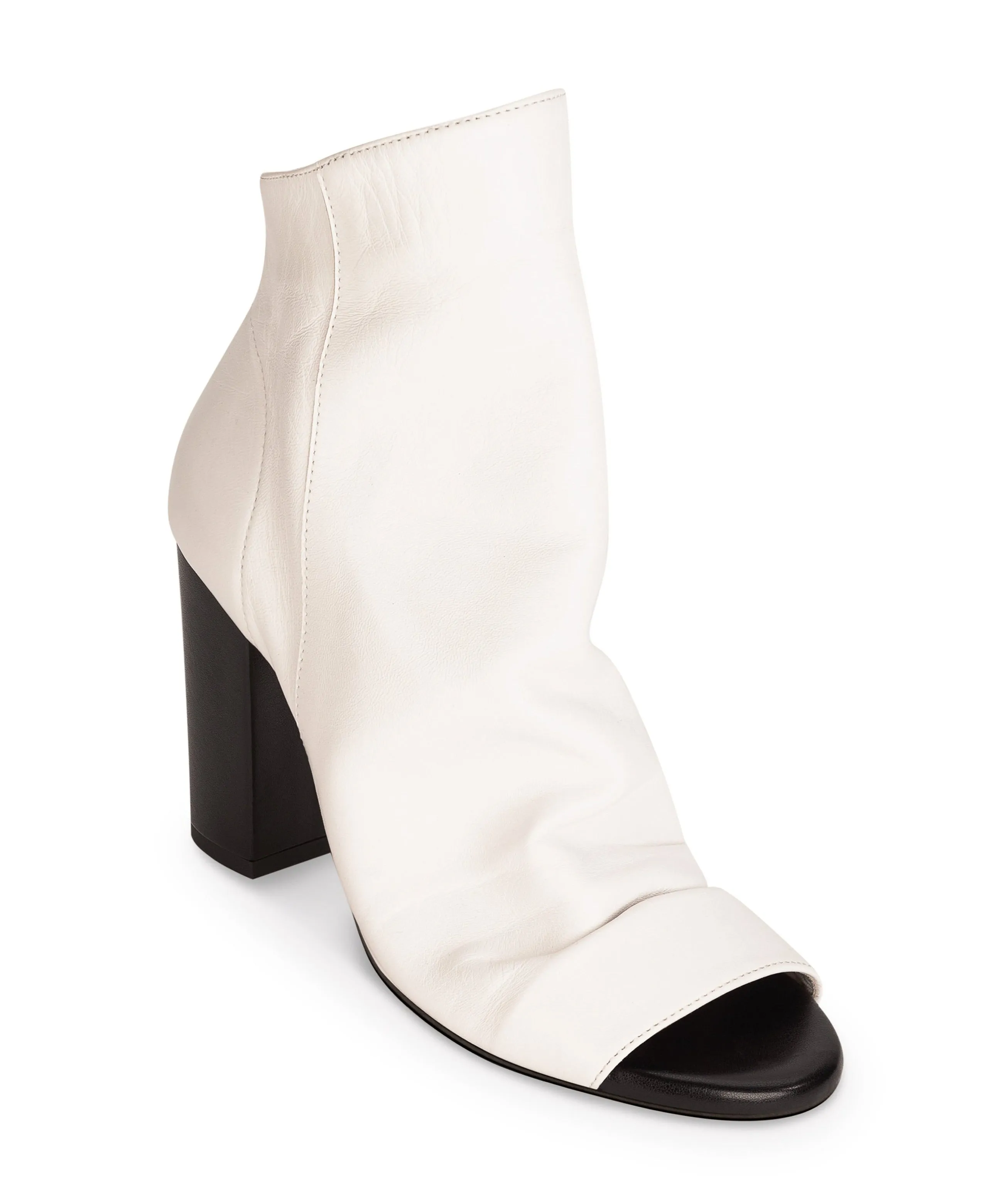 Hedy Black & White Leather