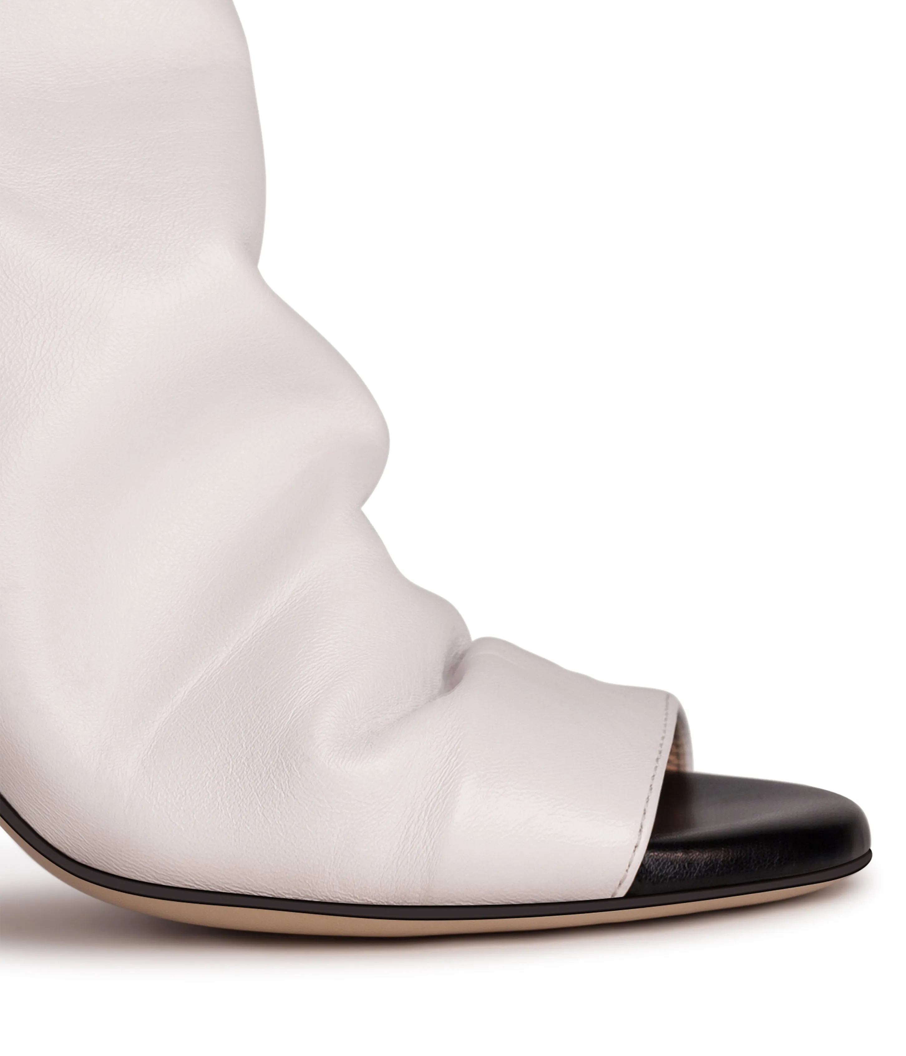Hedy Black & White Leather