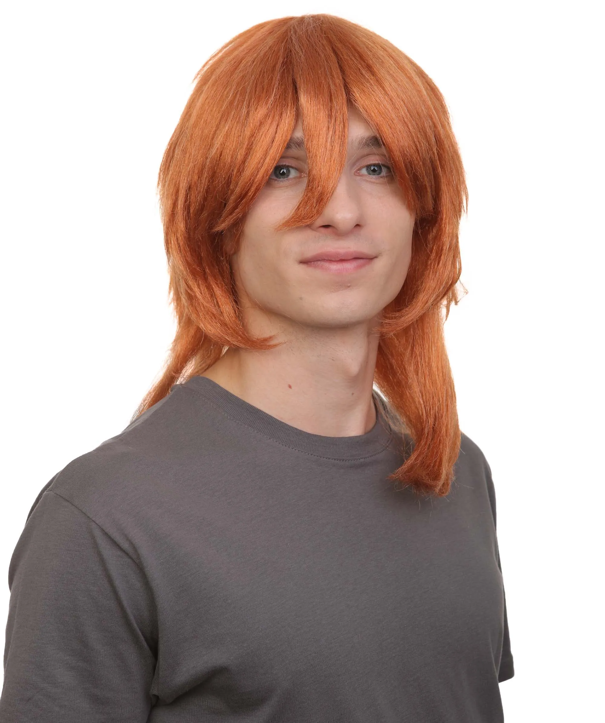 HPO Adult Men's Chuuya Mafia Anime Manga Auburn Cosplay Wig