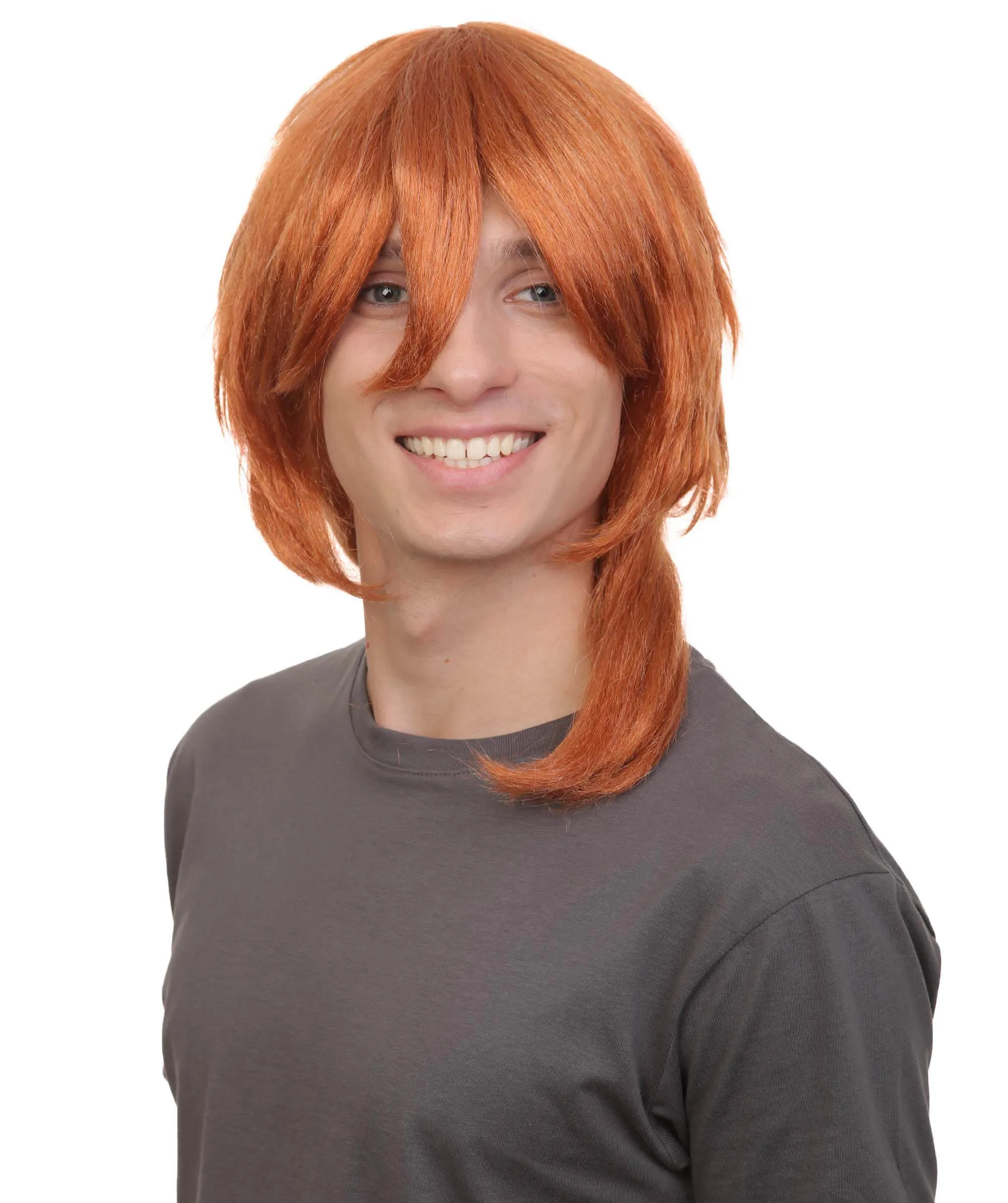 HPO Adult Men's Chuuya Mafia Anime Manga Auburn Cosplay Wig