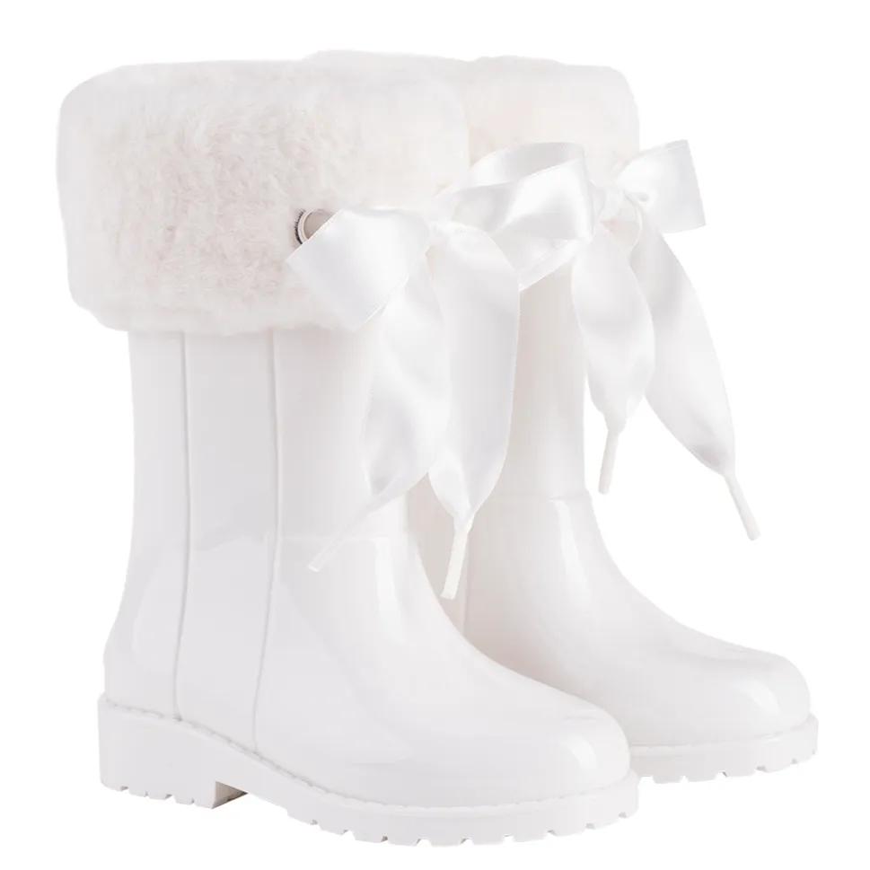 Igor Girl's Campera Charol Soft Boots, Blanco