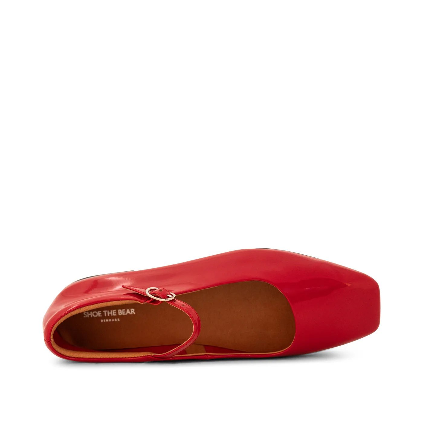 Maya patent ballerina - Fire Red