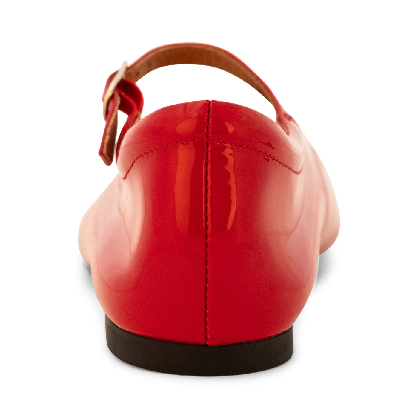 Maya patent ballerina - Fire Red