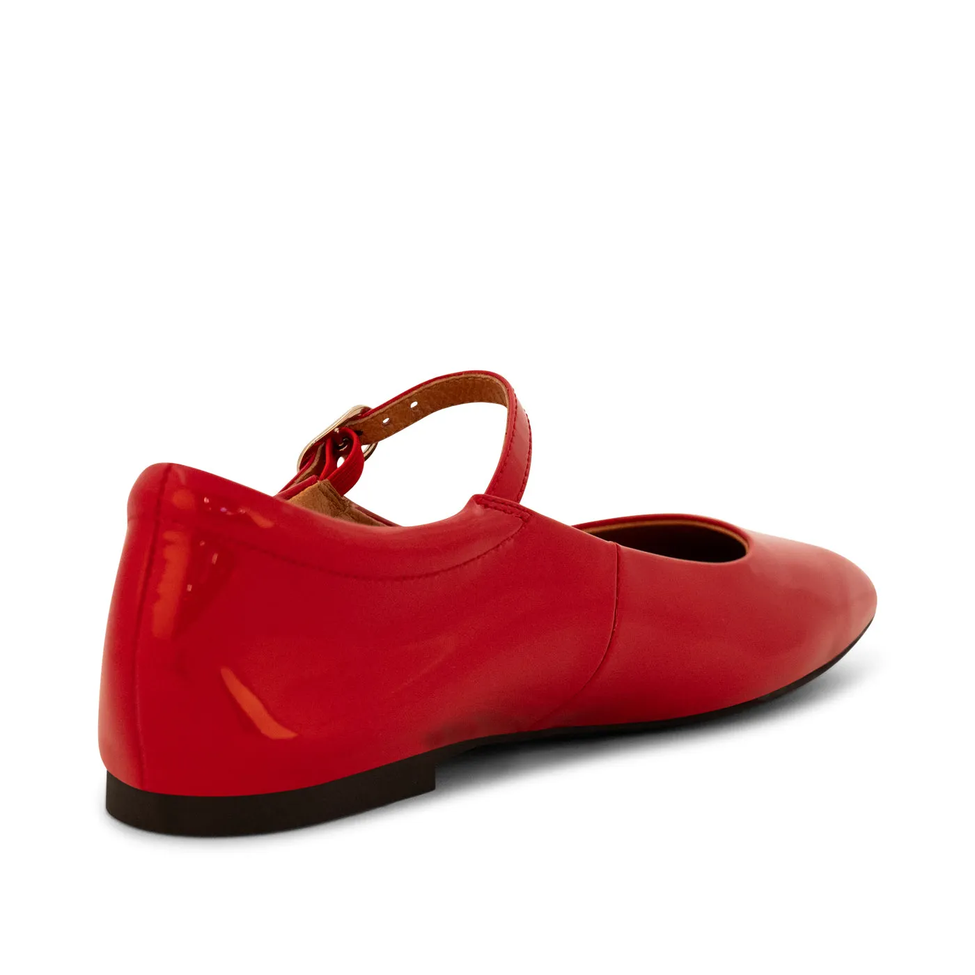 Maya patent ballerina - Fire Red
