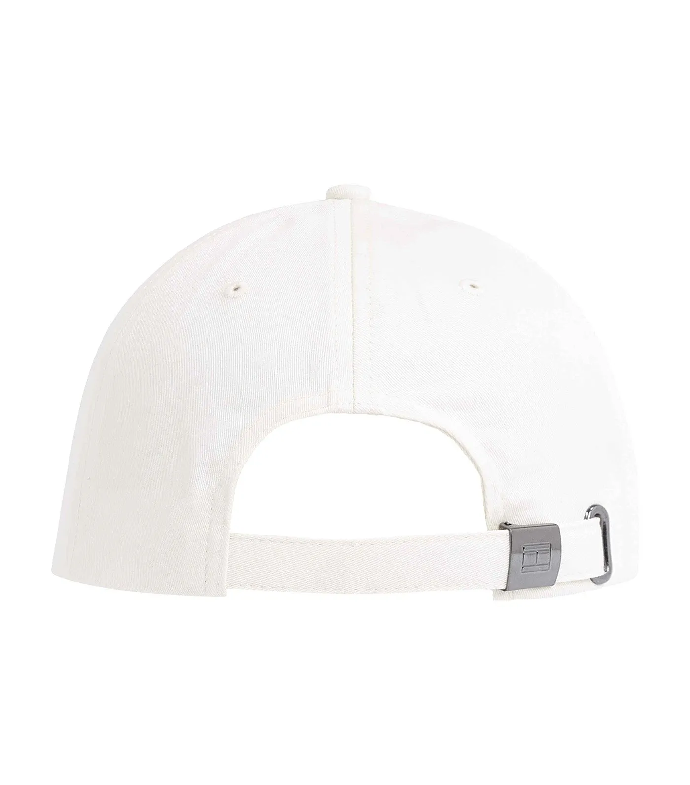 Men's Flag Cotton 6 Panel Cap Ecru