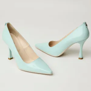 NeroGiardini Aqua Nude Patent Leather Court Shoes