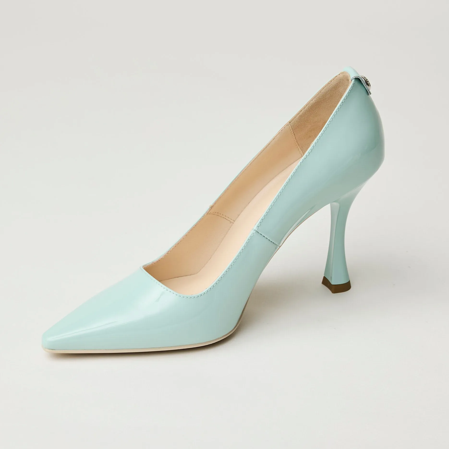 NeroGiardini Aqua Nude Patent Leather Court Shoes