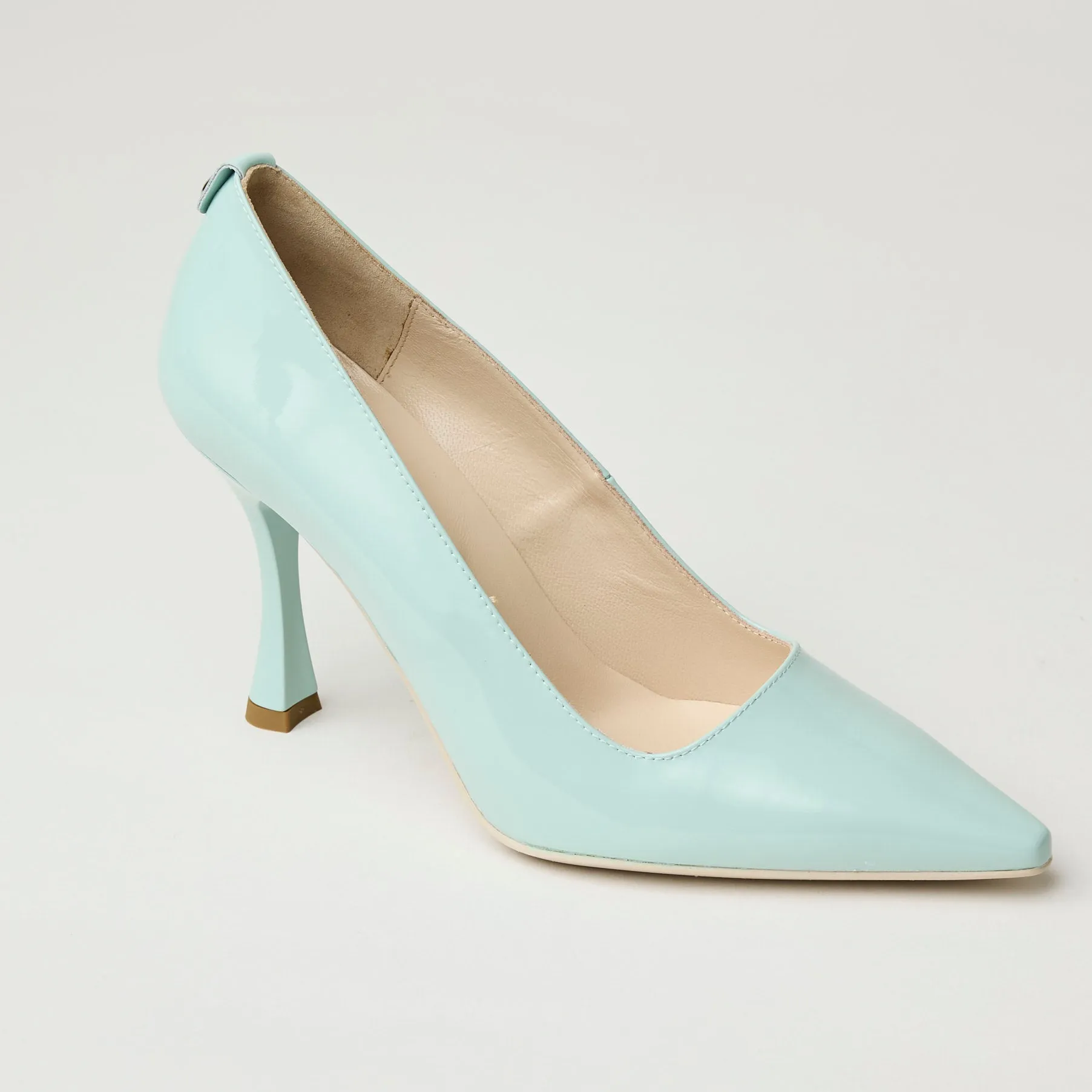 NeroGiardini Aqua Nude Patent Leather Court Shoes