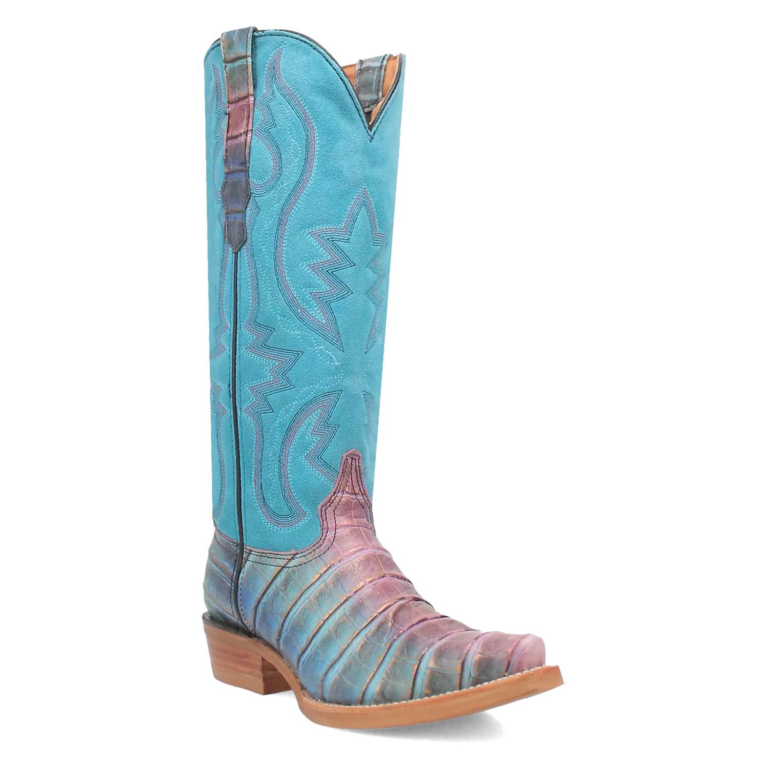 Online Exclusive | Dingo | Caterina Leather Boot in Blue **PREORDER