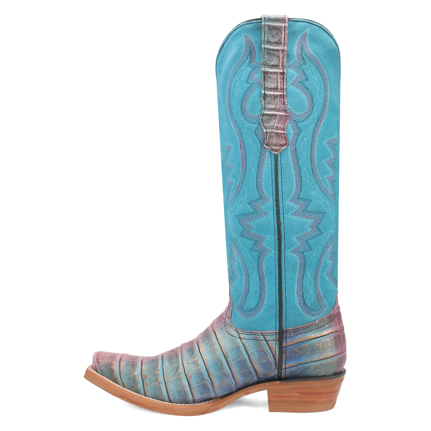 Online Exclusive | Dingo | Caterina Leather Boot in Blue **PREORDER