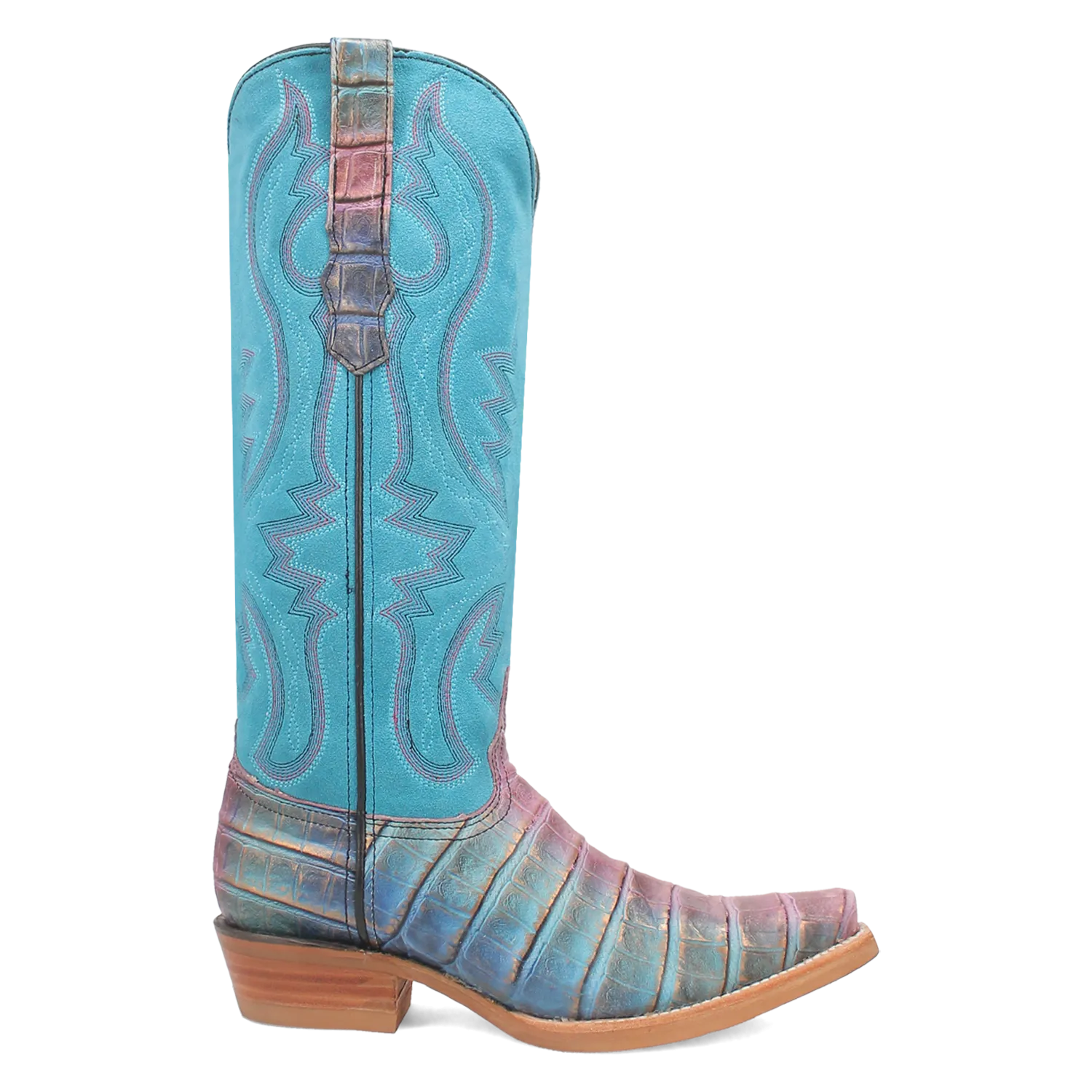 Online Exclusive | Dingo | Caterina Leather Boot in Blue **PREORDER