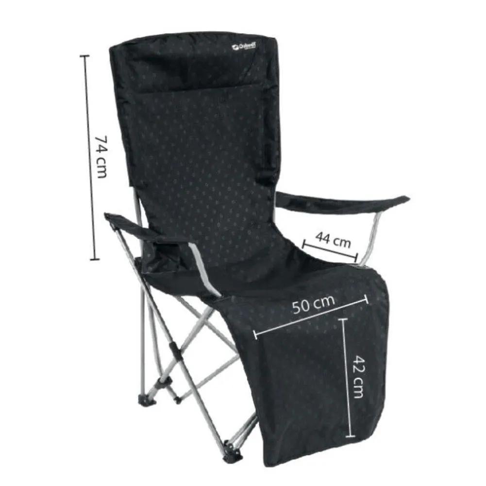 Outwell Catamarca Lounger Folding Chair (Black)