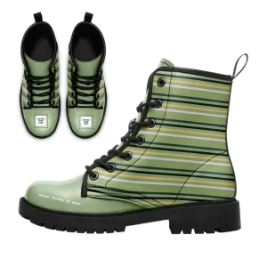 Personalized St.Patrick's Day Boots, Custom Lucky Green Boots, Unisex Winter Boots