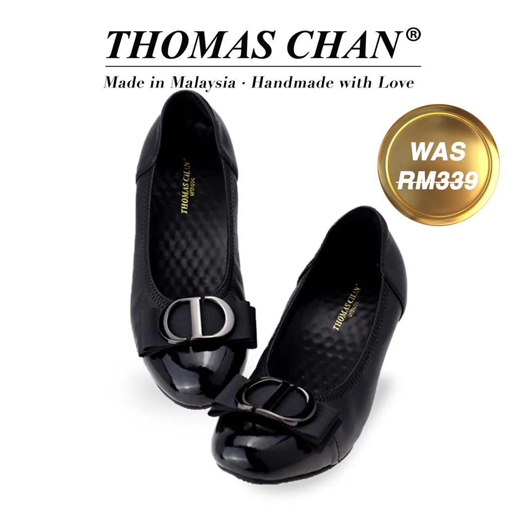 [Pre-Order] Classic Ribbon Court Shoes 2"inch [Office Wear Series]