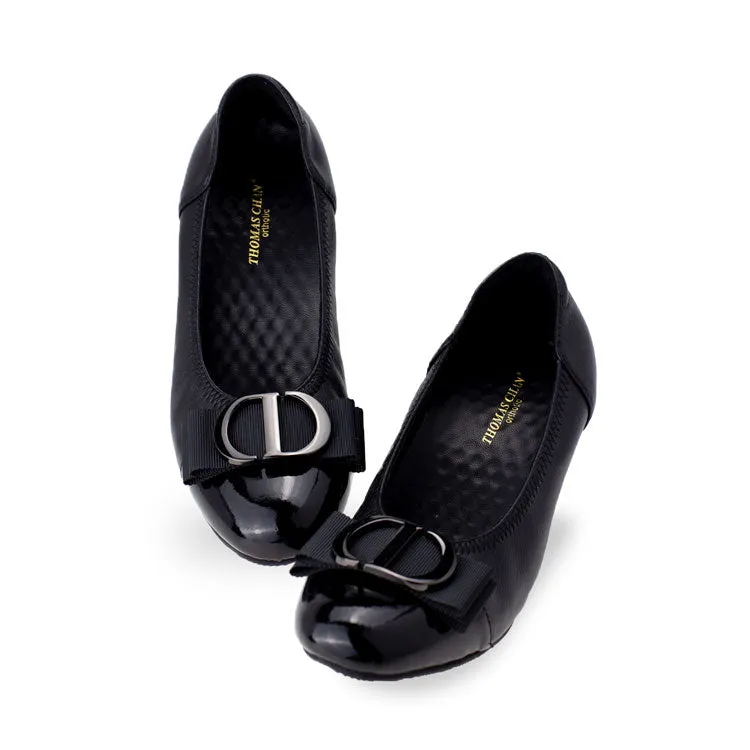 [Pre-Order] Classic Ribbon Court Shoes 2"inch [Office Wear Series]
