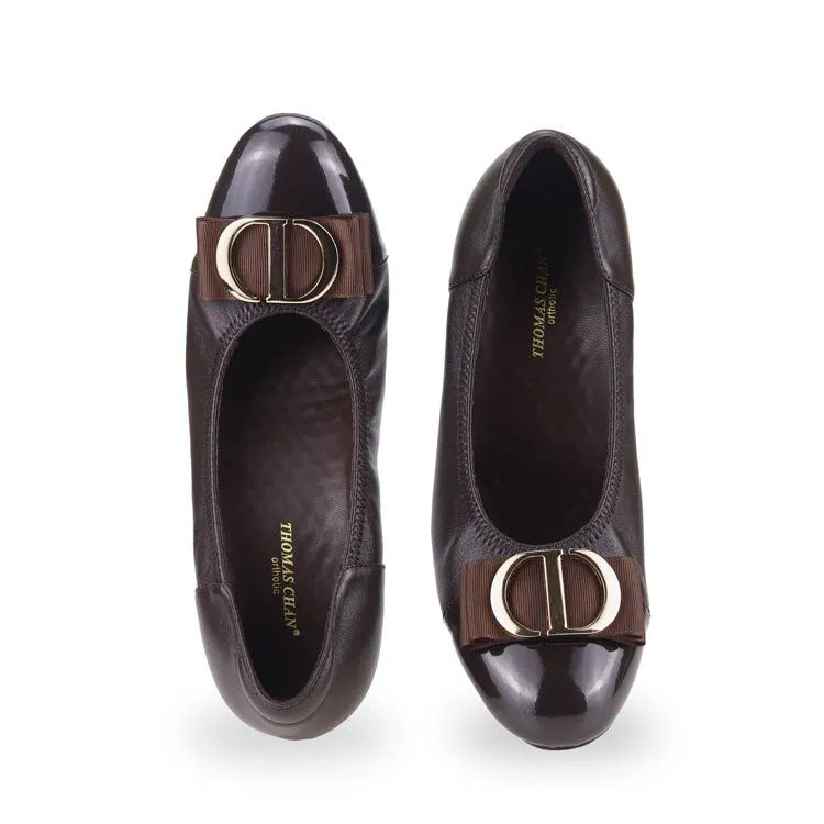[Pre-Order] Classic Ribbon Court Shoes 2"inch [Office Wear Series]