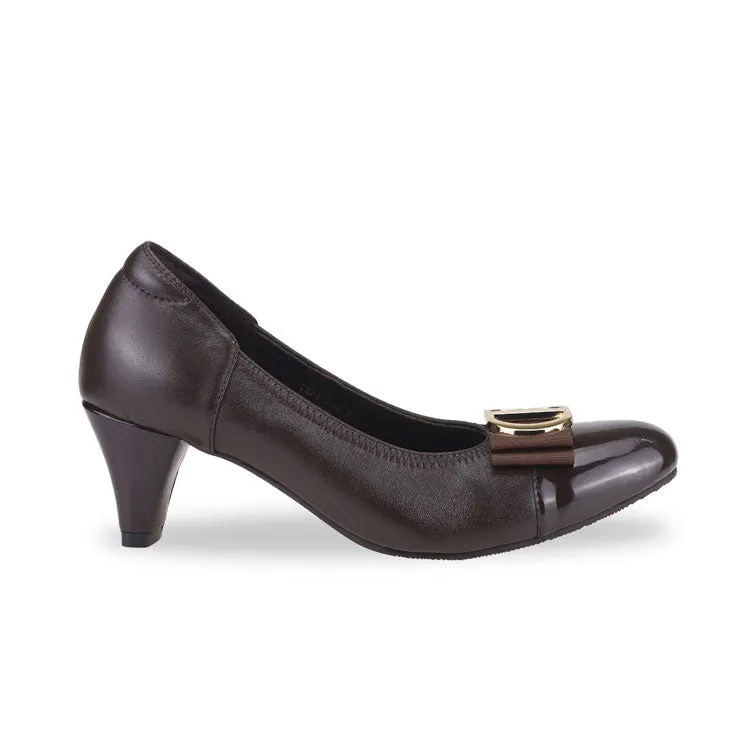[Pre-Order] Classic Ribbon Court Shoes 2"inch [Office Wear Series]