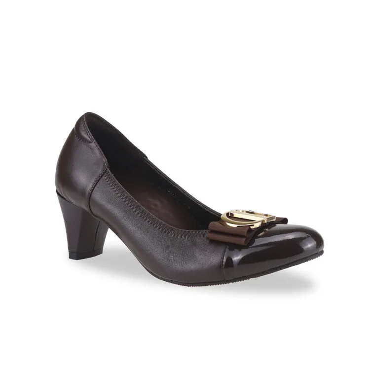 [Pre-Order] Classic Ribbon Court Shoes 2"inch [Office Wear Series]