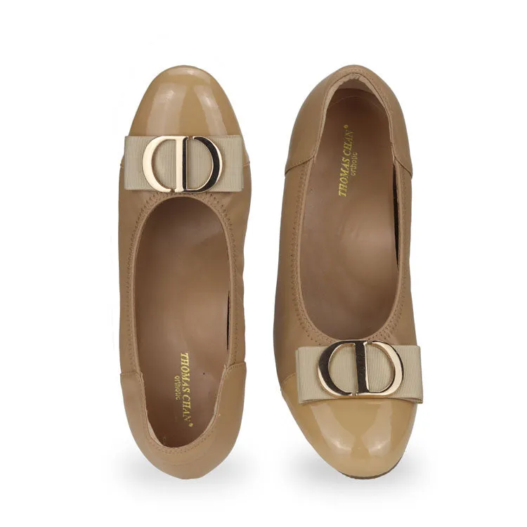[Pre-Order] Classic Ribbon Court Shoes 2"inch [Office Wear Series]