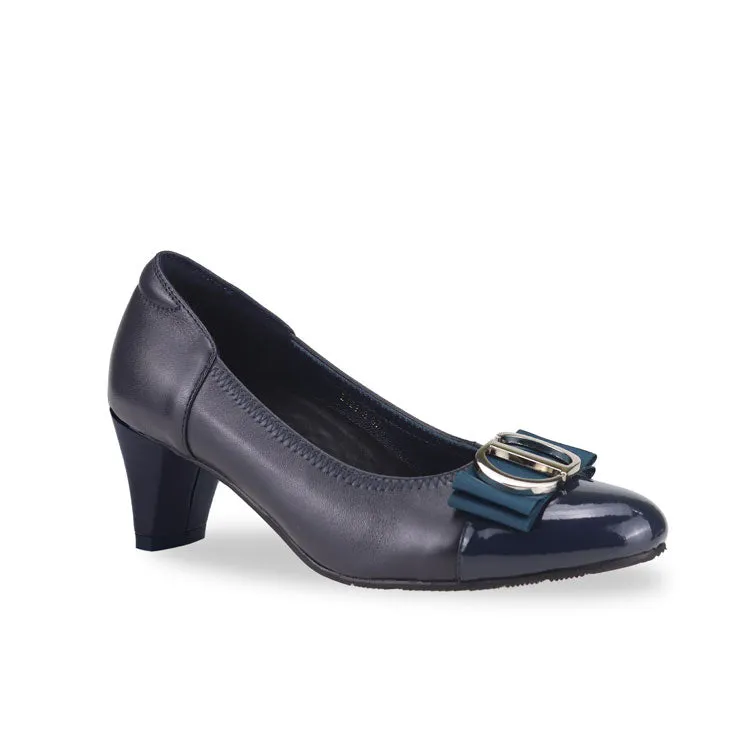 [Pre-Order] Classic Ribbon Court Shoes 2"inch [Office Wear Series]