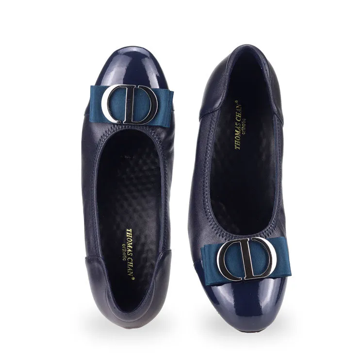 [Pre-Order] Classic Ribbon Court Shoes 2"inch [Office Wear Series]