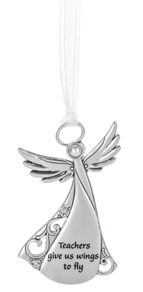 "Teachers" Angels Among Us Ornament