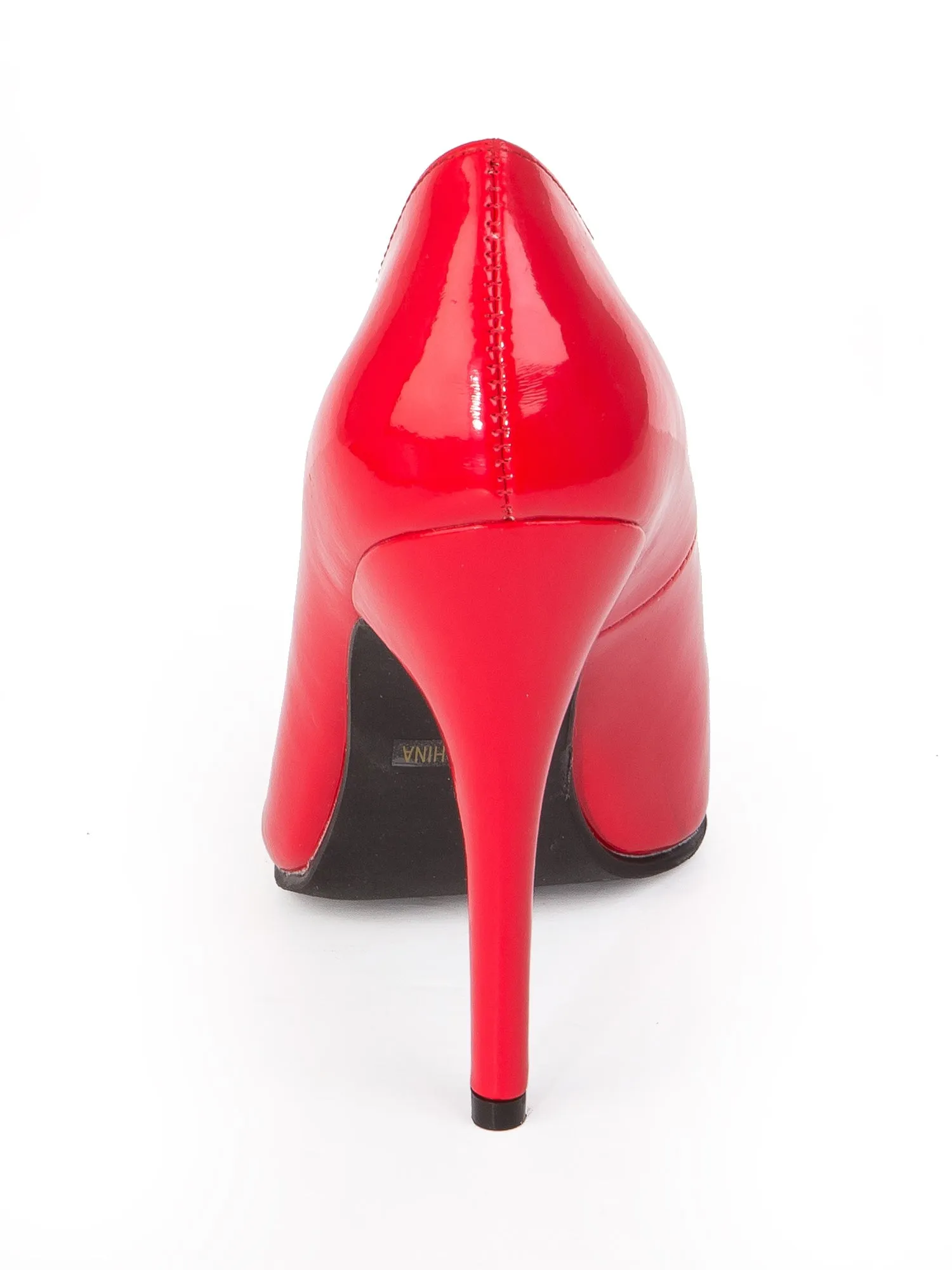 Red Patent Court Shoe