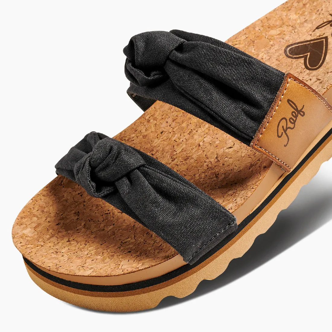 Reef Knotty Vista Hi Sandal-Dusty Black