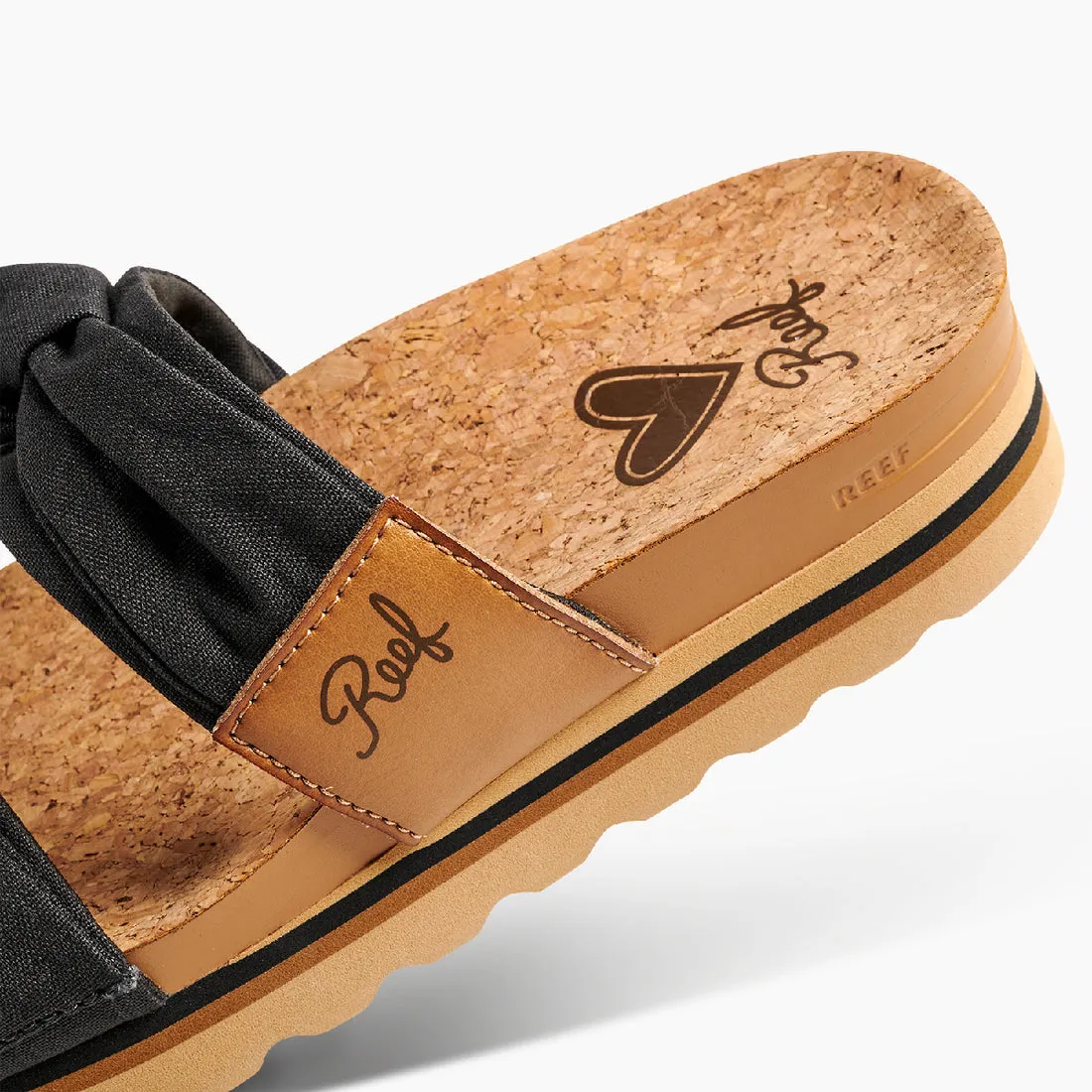Reef Knotty Vista Hi Sandal-Dusty Black