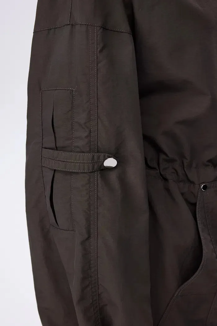 Saza Windbreaker Short Dress