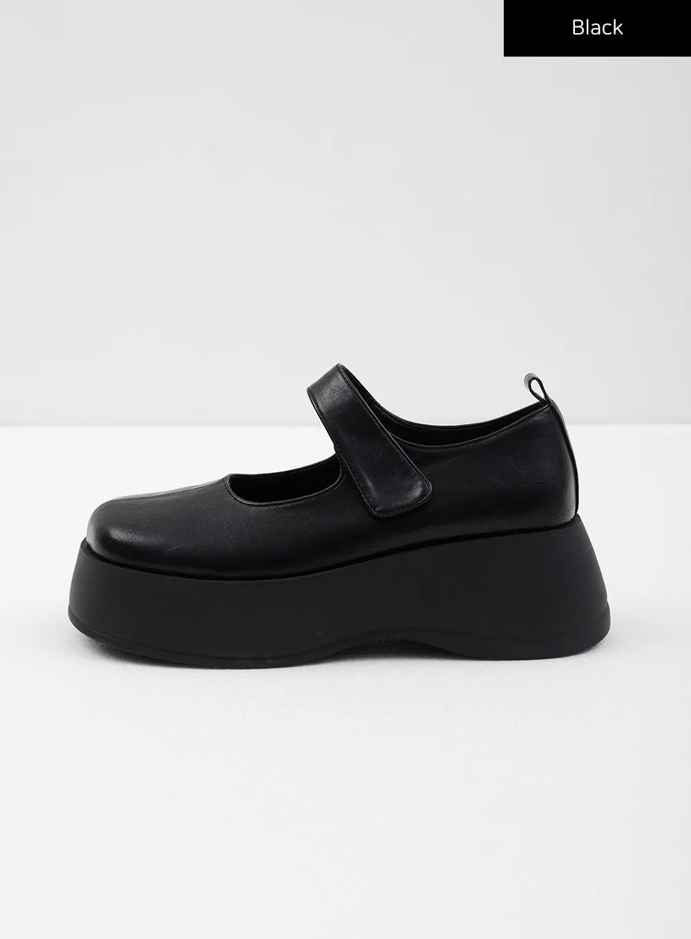 Square Toe Chunky Platform Mary Jane CJ317