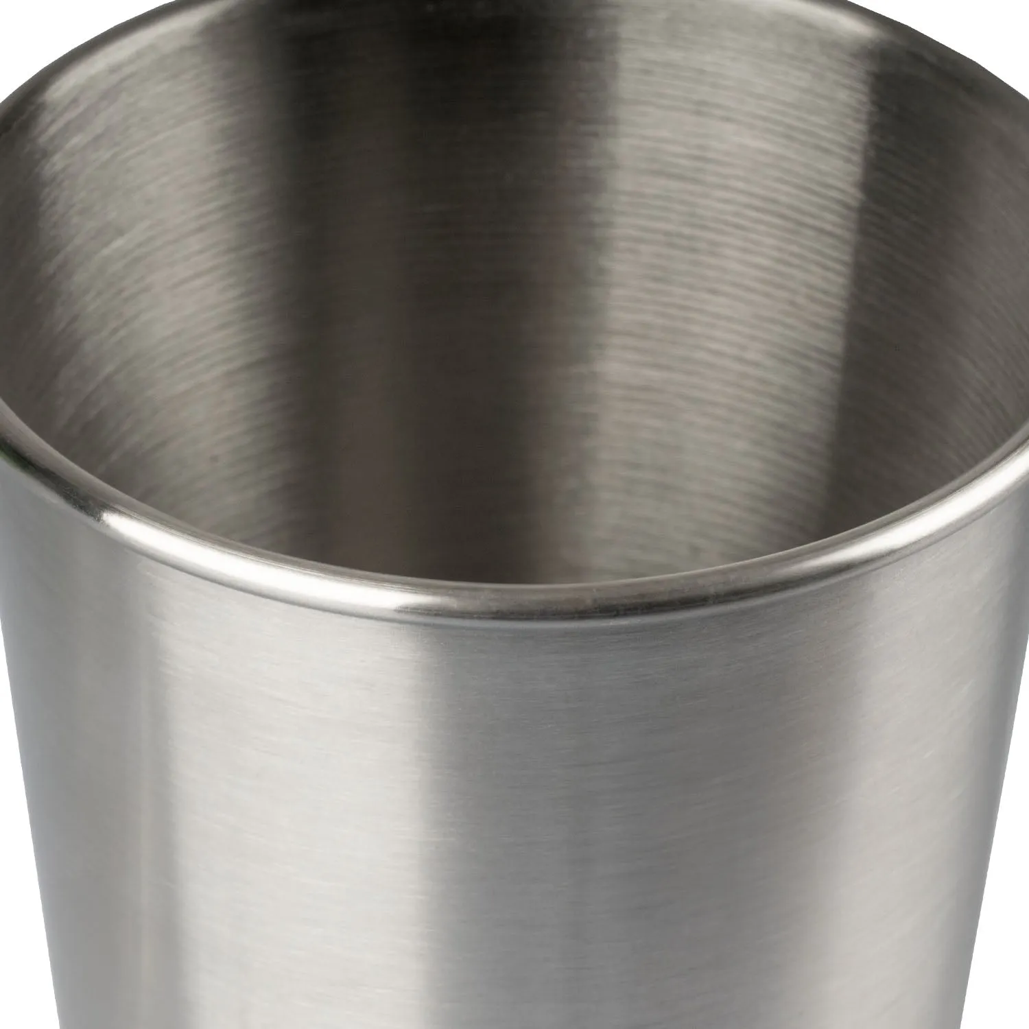 STAINLESS STEEL CAMP CUP, 500ML X4