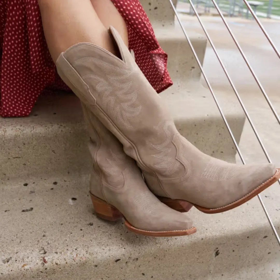 Tecovas Women's Annie Fawn Suede Boots