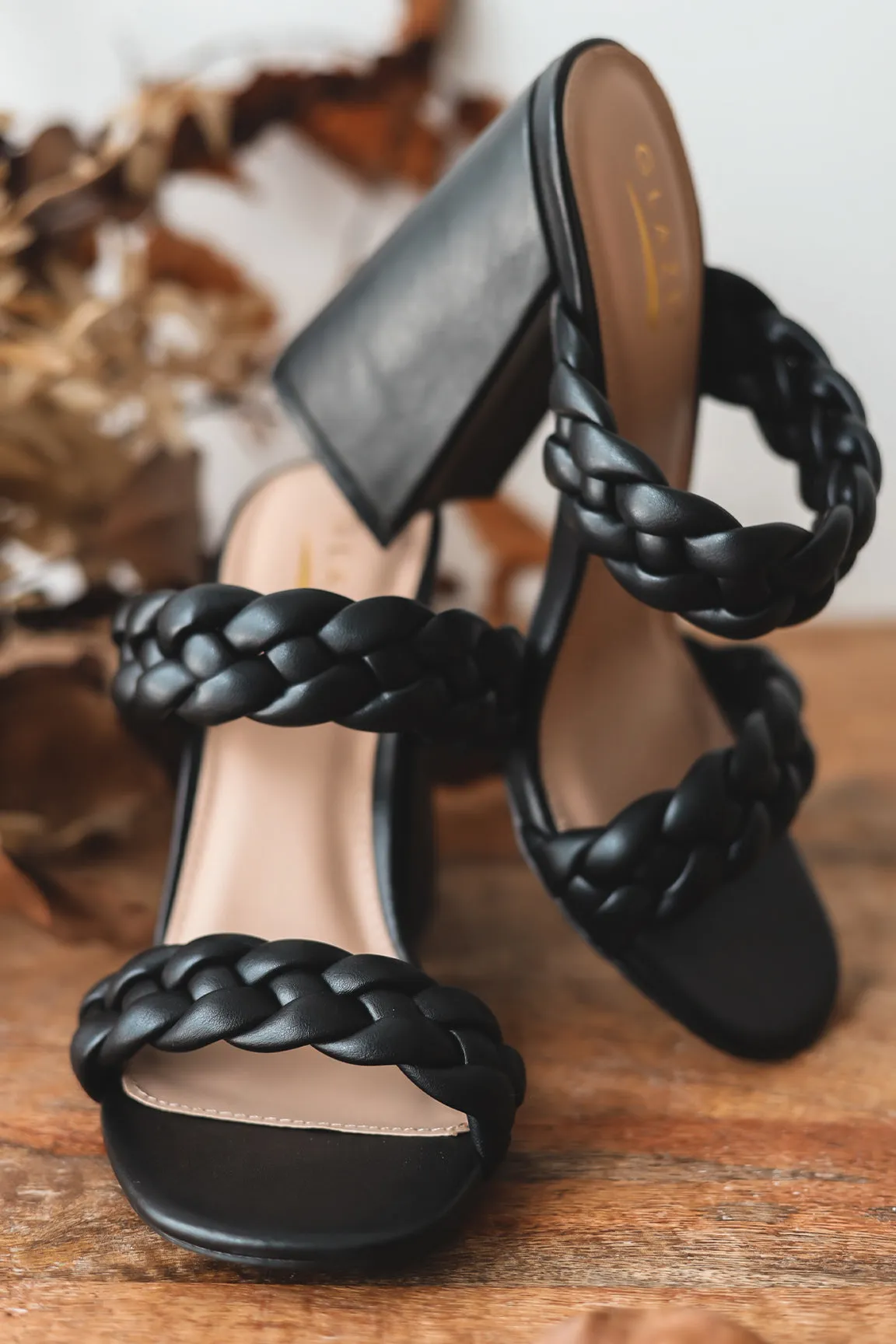 The Laura Braided Heels-2 Colors