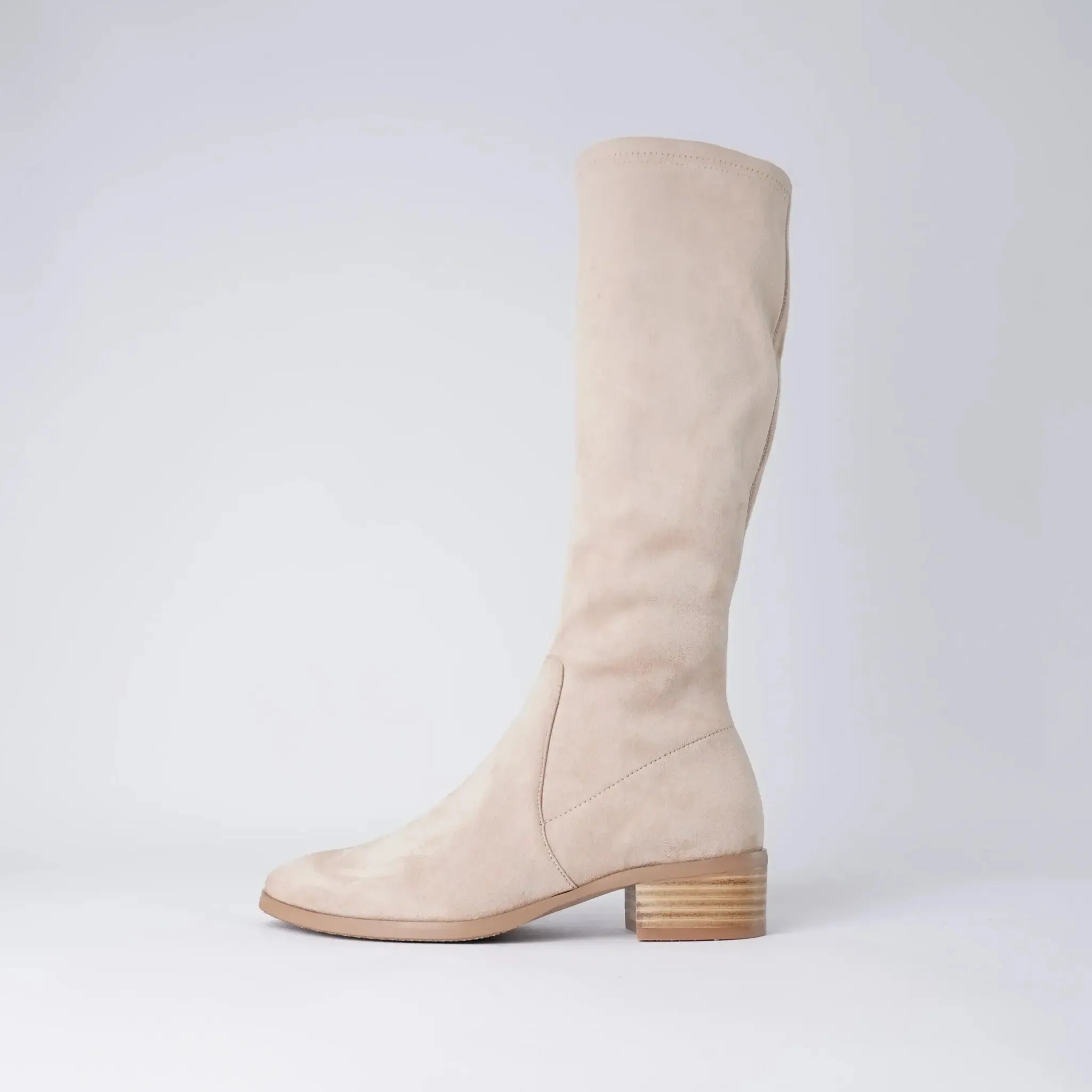 Timothie Latte Knee High Boots