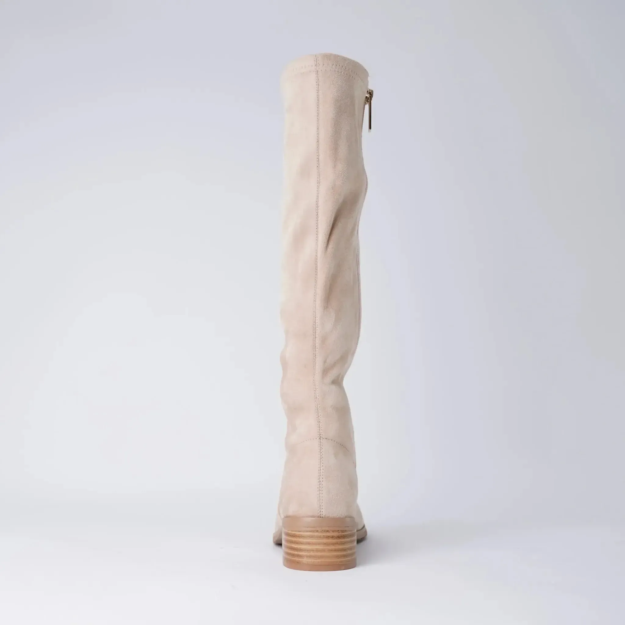 Timothie Latte Knee High Boots
