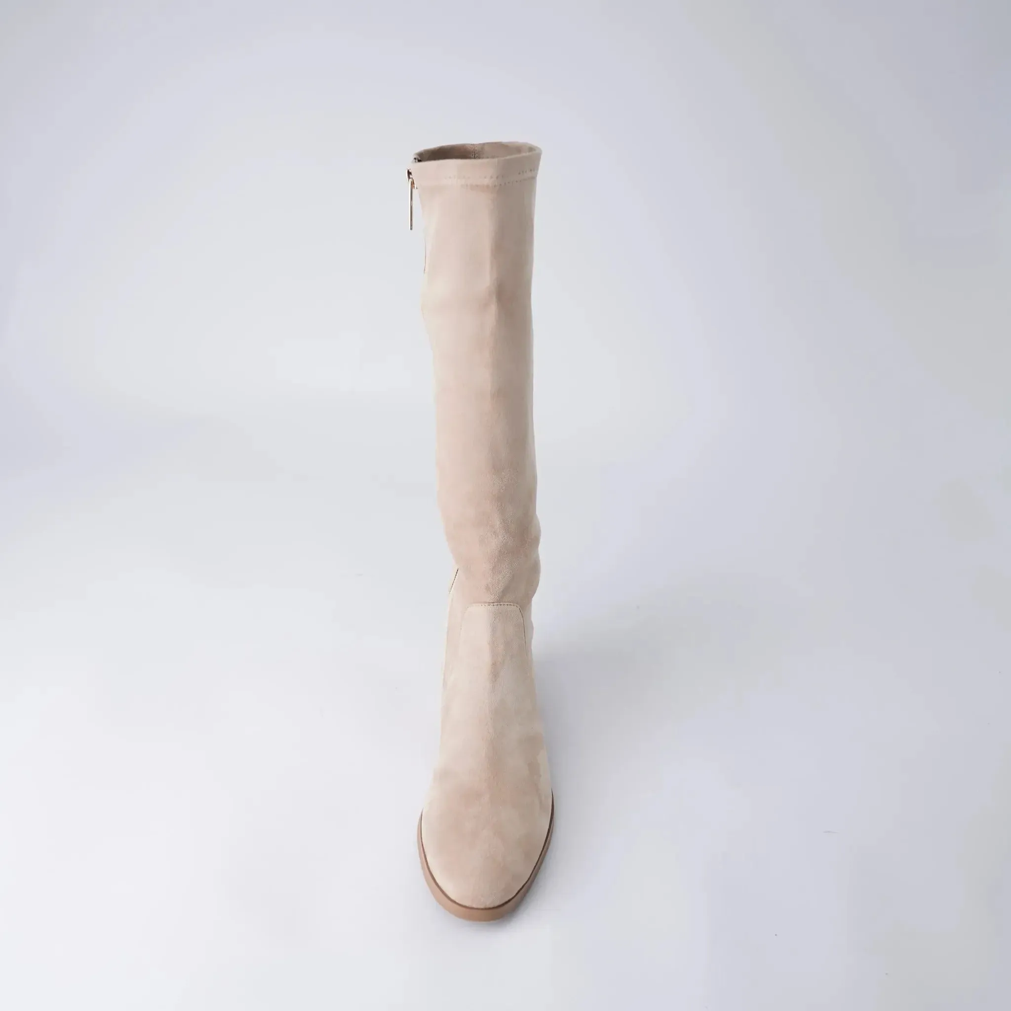 Timothie Latte Knee High Boots
