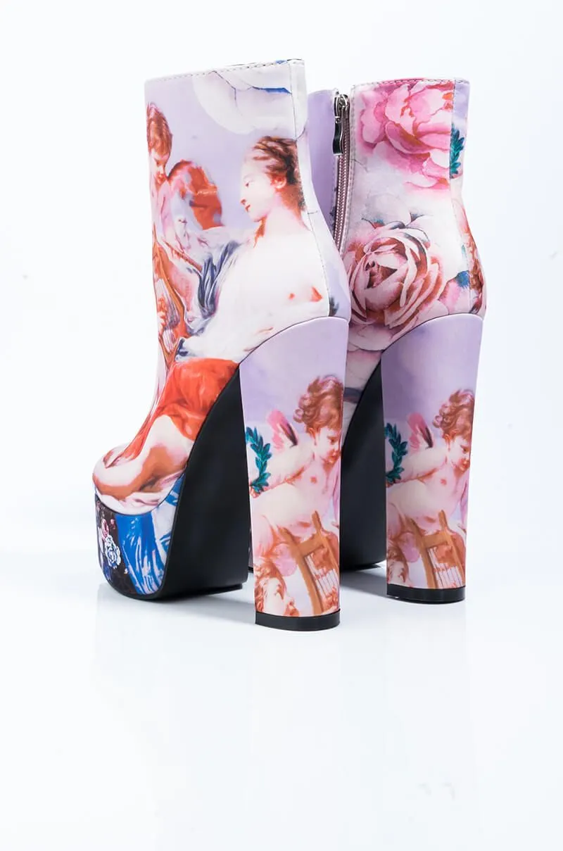 Up Above! Painting Platform Booties