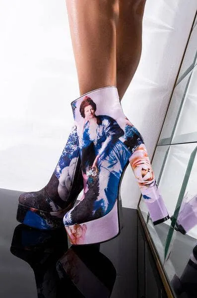 Up Above! Painting Platform Booties
