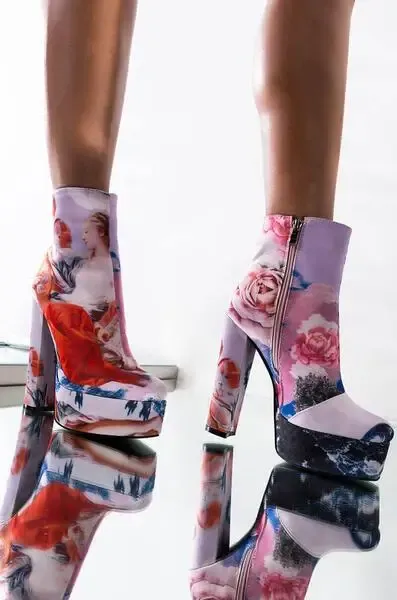 Up Above! Painting Platform Booties