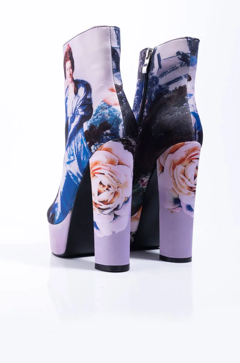 Up Above! Painting Platform Booties