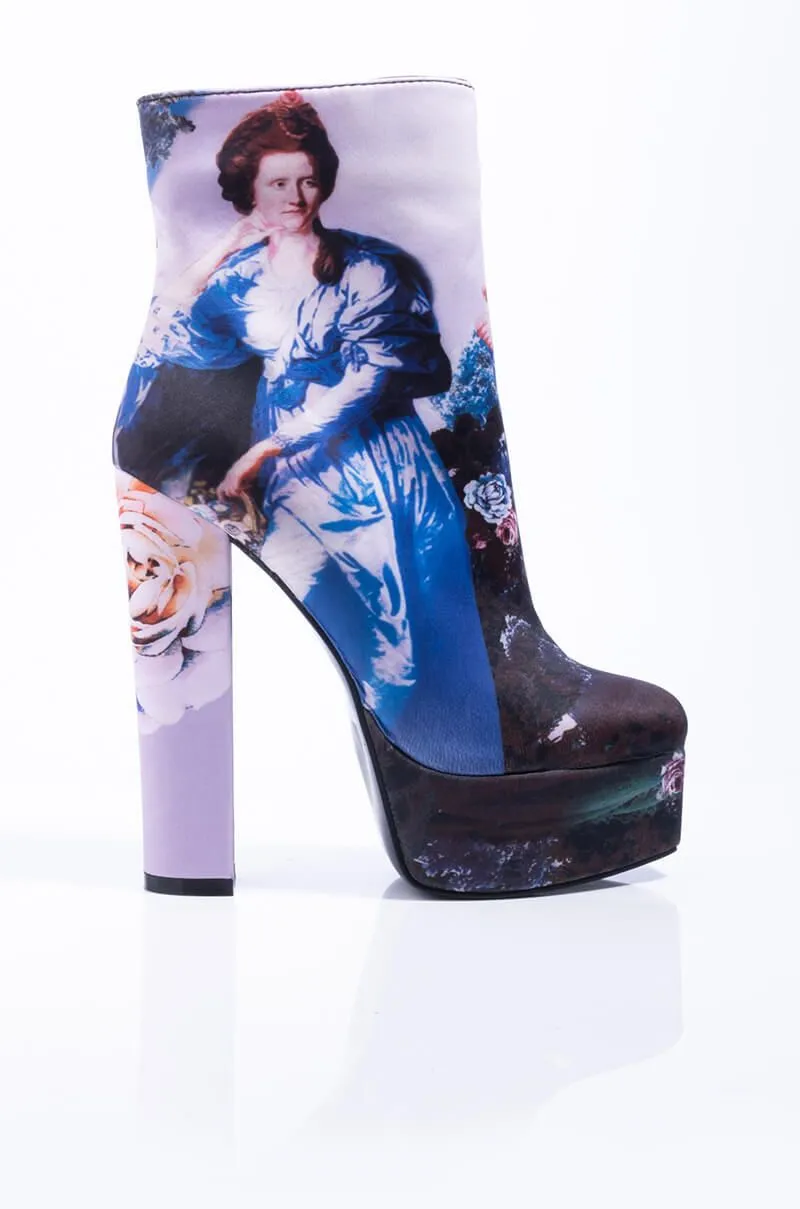 Up Above! Painting Platform Booties
