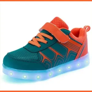 Usb Charging Led Lights Kids Sneakers