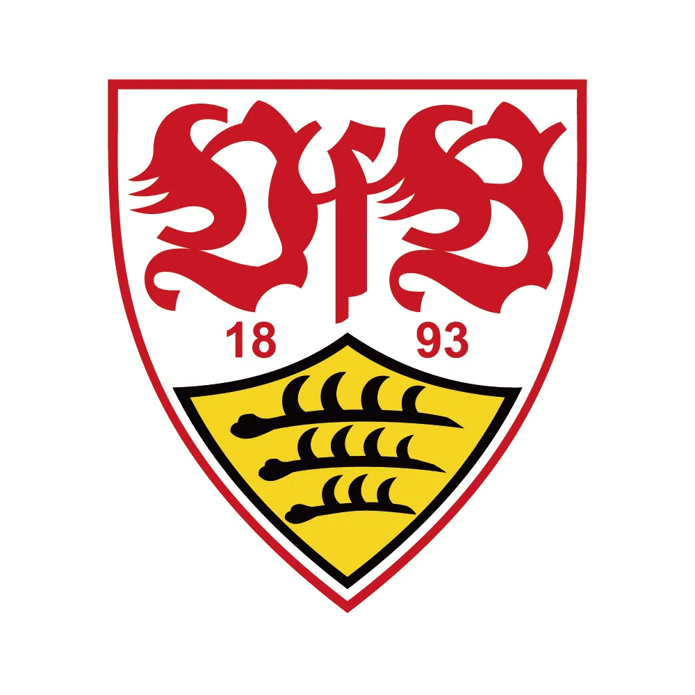 VfB Stuttgart 1893 Stickers: Custom UV DTF Decals with Red-White-Black Pride 🔴⚪️⚫️⚽