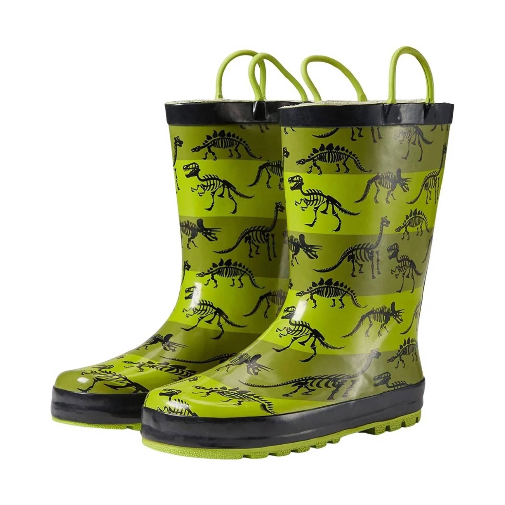 Western Chief Kids' Dino Bones Rain Boot - Green