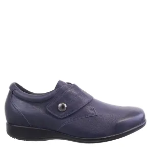 WHISPER - NAVY STRETCH LEATHER